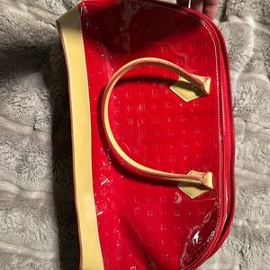 Woman bright red purse brand new never worn